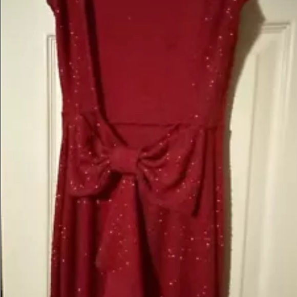 Lovely Day Women’s Red Sequined Maxi Formal Prom Dress Back Out Size Medium - Picture 2 of 10